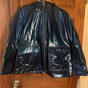Jane Post Slicker Rain Jacket NWT Size Medium